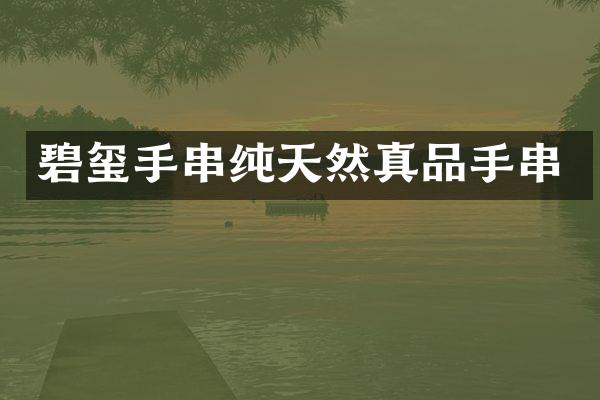 碧玺手串纯天然真品手串