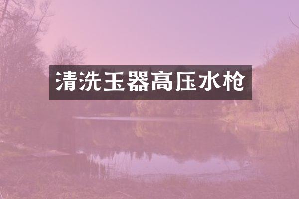 清洗玉器高压水枪