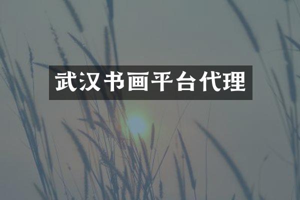 武汉书画平台代理