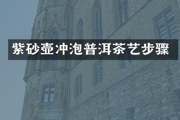 紫砂壶冲泡普洱茶艺步骤