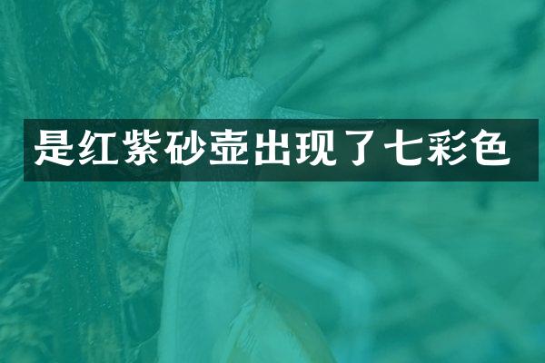 是红紫砂壶出现了七彩色
