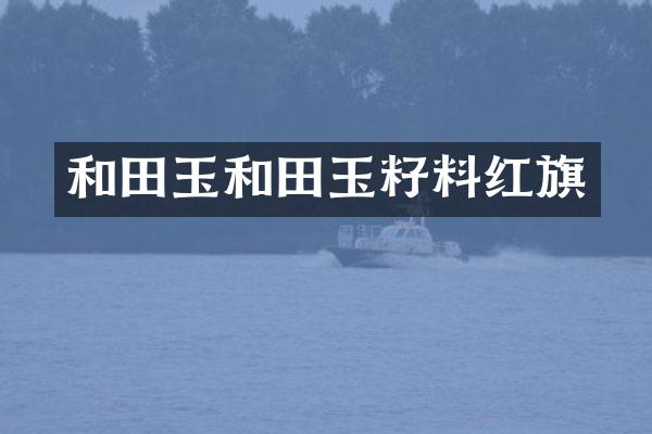 和田玉和田玉籽料红旗