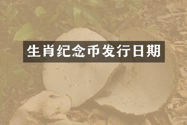 生肖纪念币发行日期