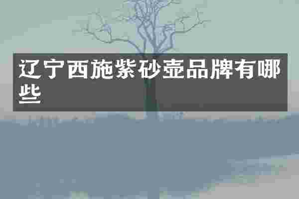 辽宁西施紫砂壶品牌有哪些