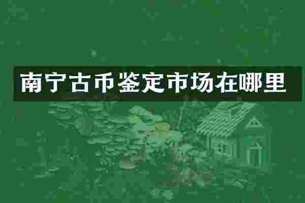 南宁古币鉴定市场在哪里