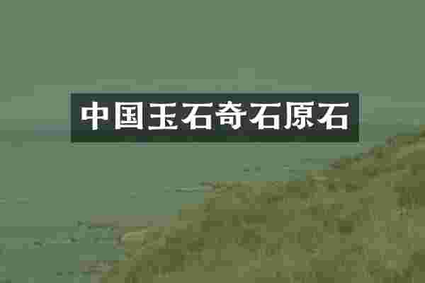中国玉石奇石原石