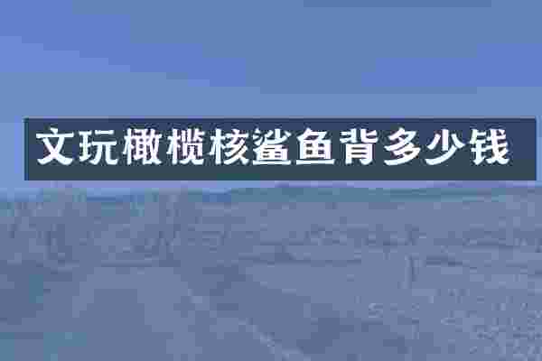 文玩橄榄核鲨鱼背多少钱