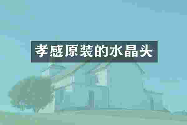 孝感原装的水晶头