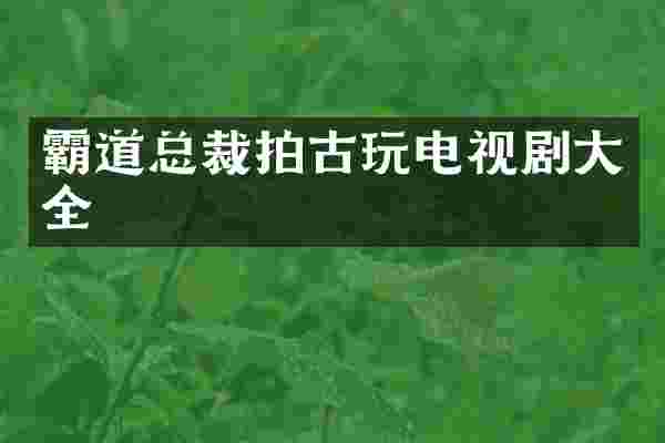 霸道总裁拍古玩电视剧大全