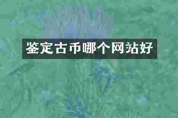 鉴定古币哪个网站好