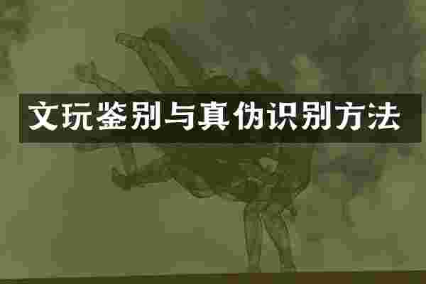 文玩鉴别与真伪识别方法