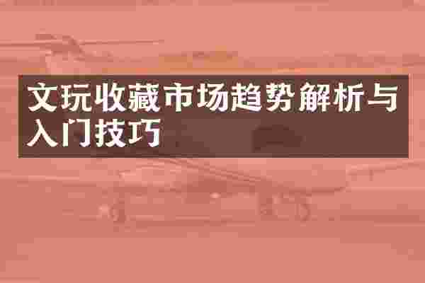 文玩收藏市场趋势解析与入门技巧