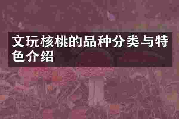 文玩核桃的品种分类与特色介绍