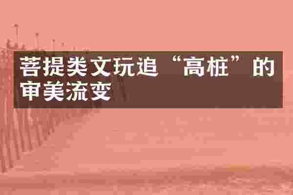 菩提类文玩追&ldquo;高桩&rdquo;的审美流变
