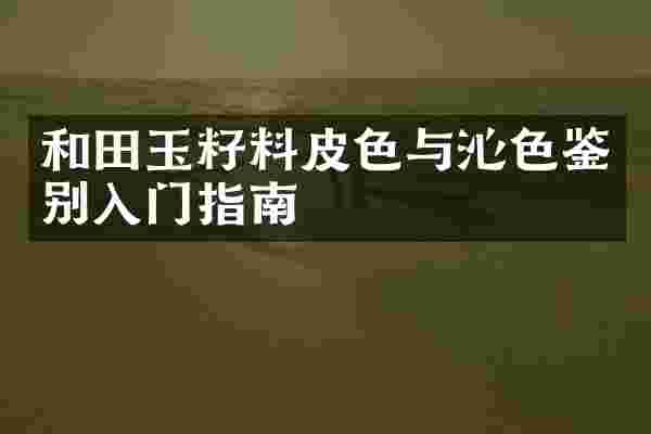 和田玉籽料皮色与沁色鉴别入门指南